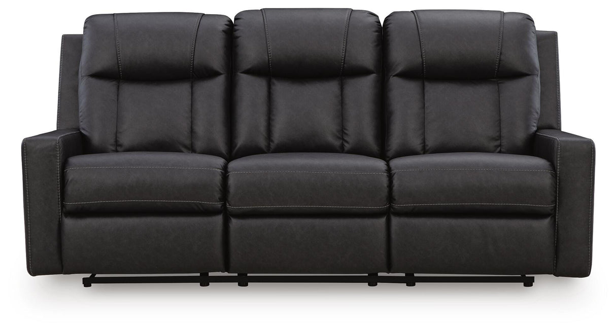 Mackmenville Carbon Reclining Sofa and Recliner from Ashley Furniture - Luna Furniture