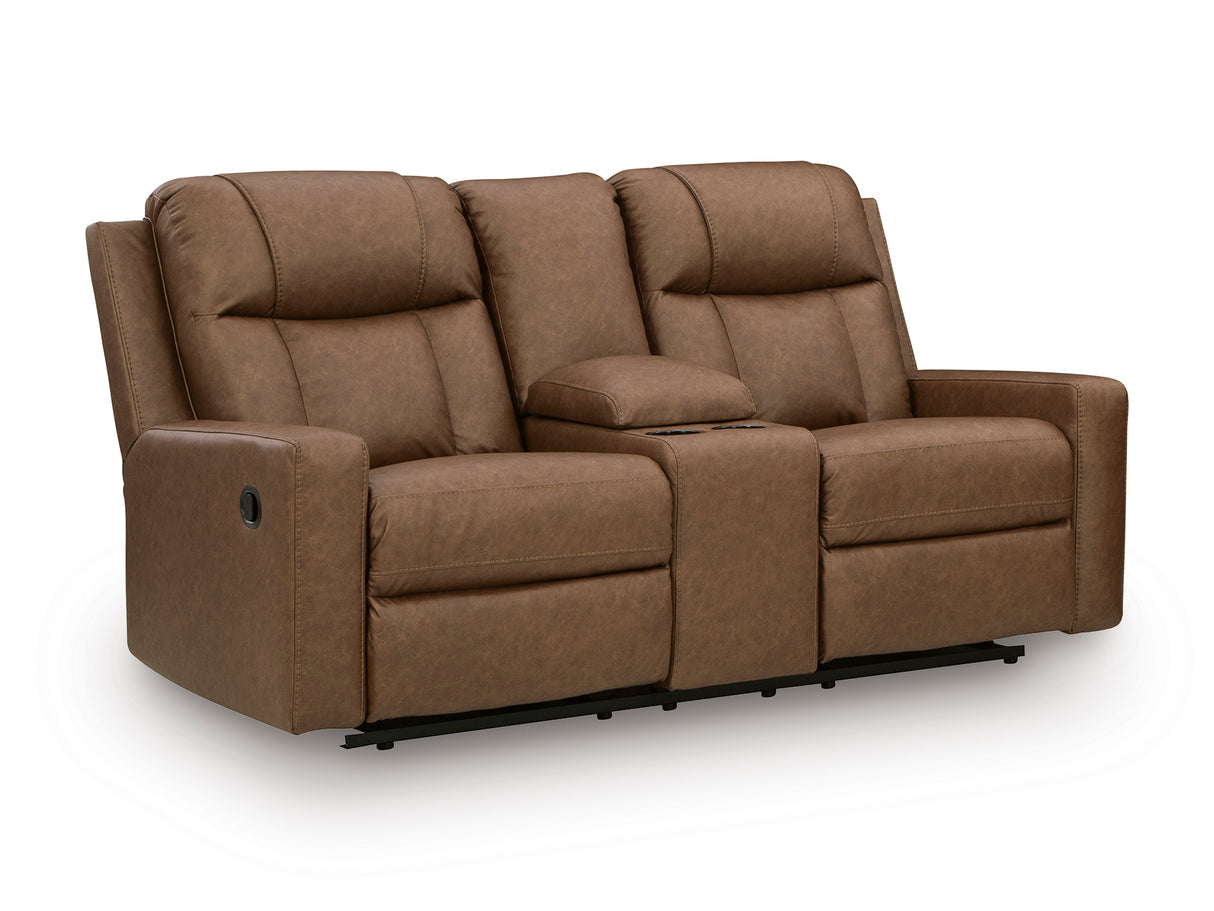 Mackmenville Caramel Reclining Living Room Set from Ashley Furniture - Luna Furniture