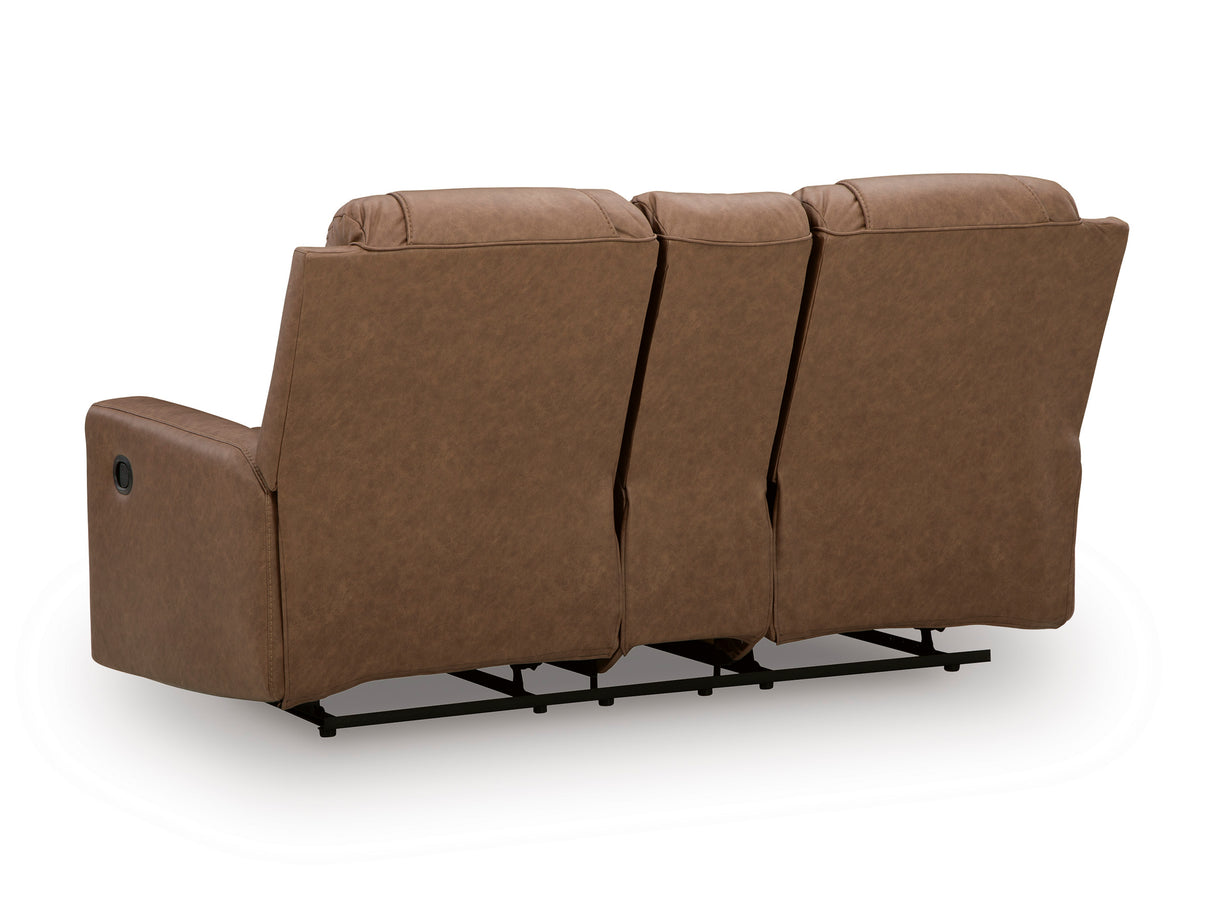 Mackmenville Caramel Reclining Living Room Set from Ashley Furniture - Luna Furniture