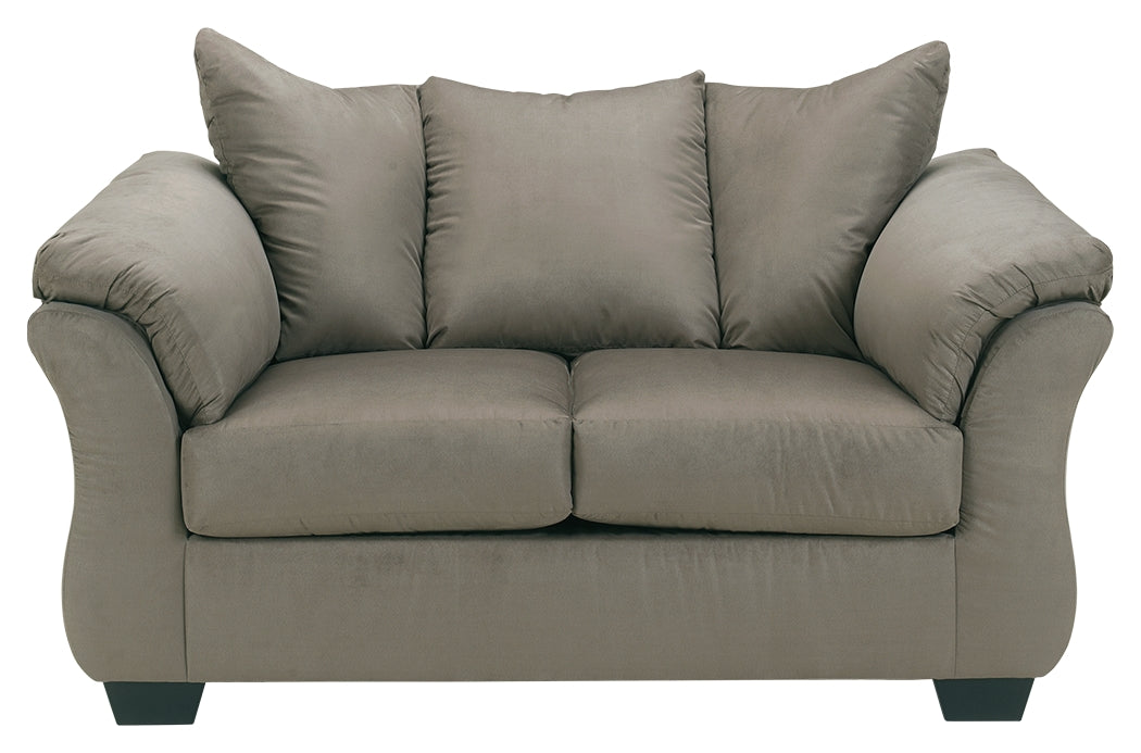 Darcy Cobblestone Sofa, Loveseat and Recliner-75005U13-Ashley-75005-35-P1-KO-Luna Furniture