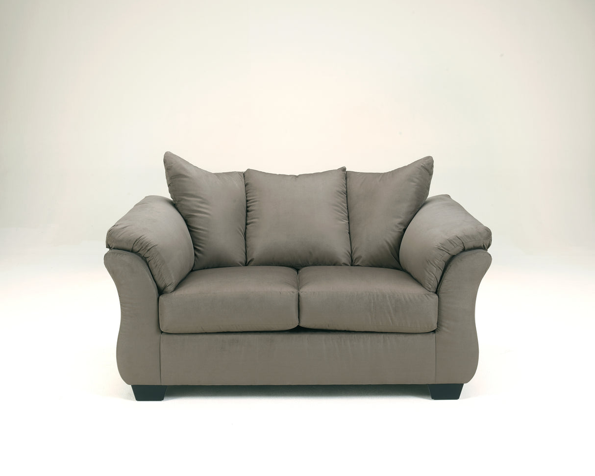 Darcy Cobblestone Sofa, Loveseat and Recliner-75005U13-Ashley-75005-35-Luna Furniture