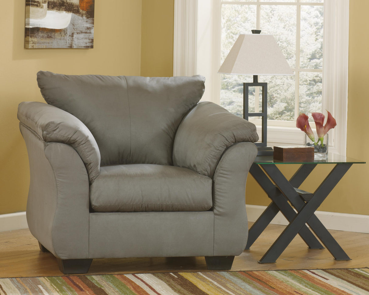 Darcy Cobblestone Sofa, Chair and Ottoman from Ashley - Luna Furniture