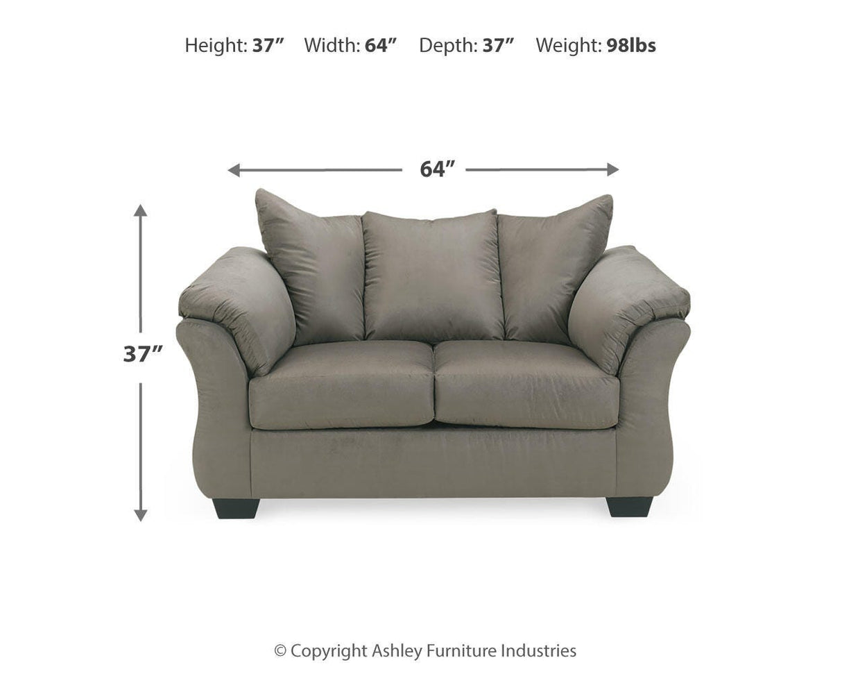 Darcy Cobblestone Sofa, Loveseat, Chair and Ottoman from Ashley Furniture - Luna Furniture