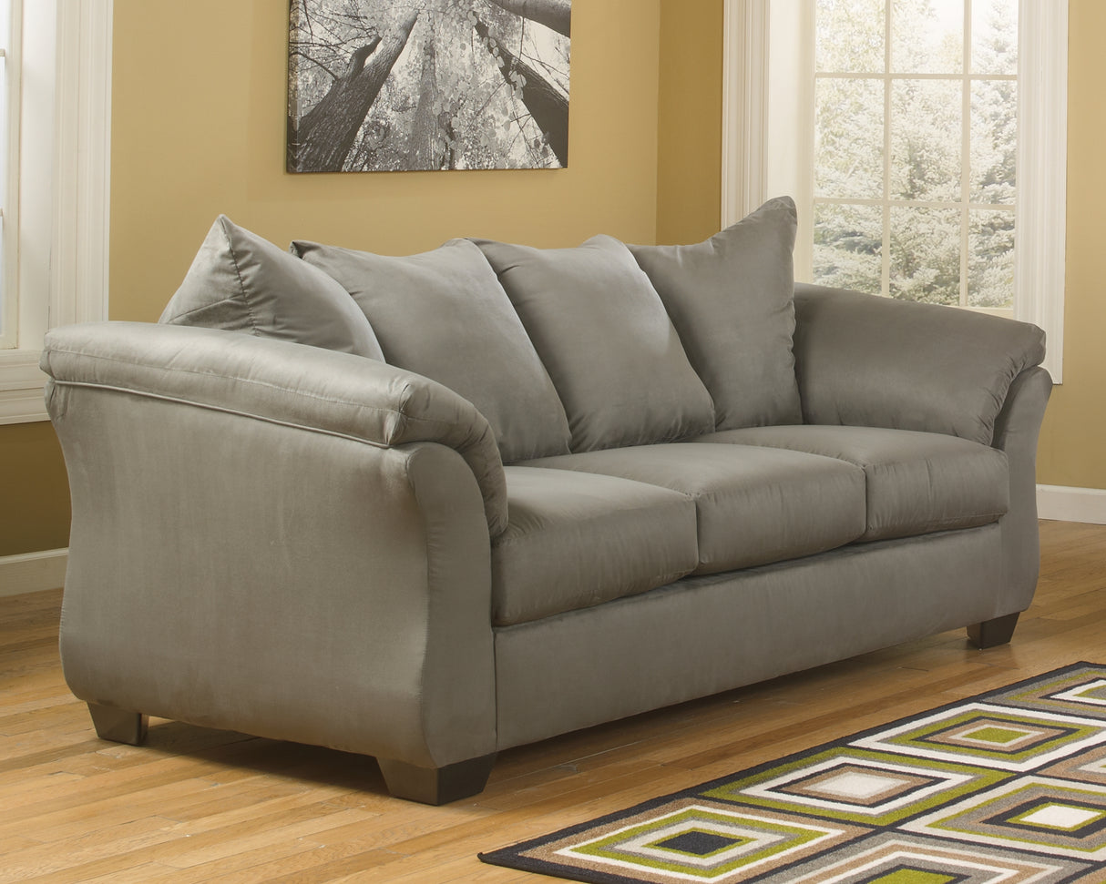Darcy Cobblestone Sofa, Chair and Ottoman from Ashley - Luna Furniture
