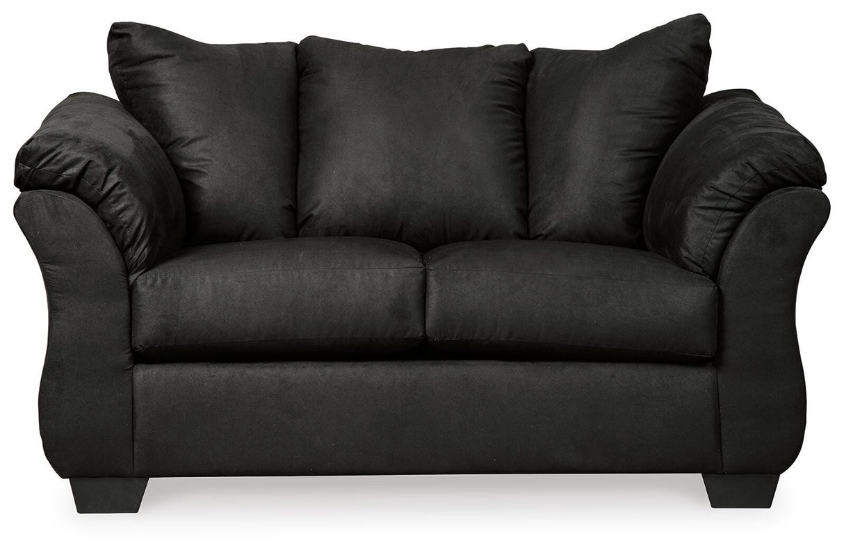 Darcy Black Sofa and Loveseat from Ashley Furniture - Luna Furniture