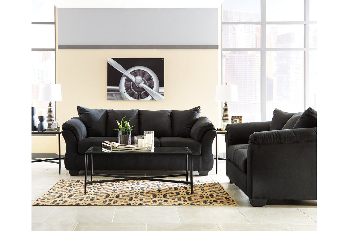 Darcy Black Sofa and Loveseat from Ashley - Luna Furniture