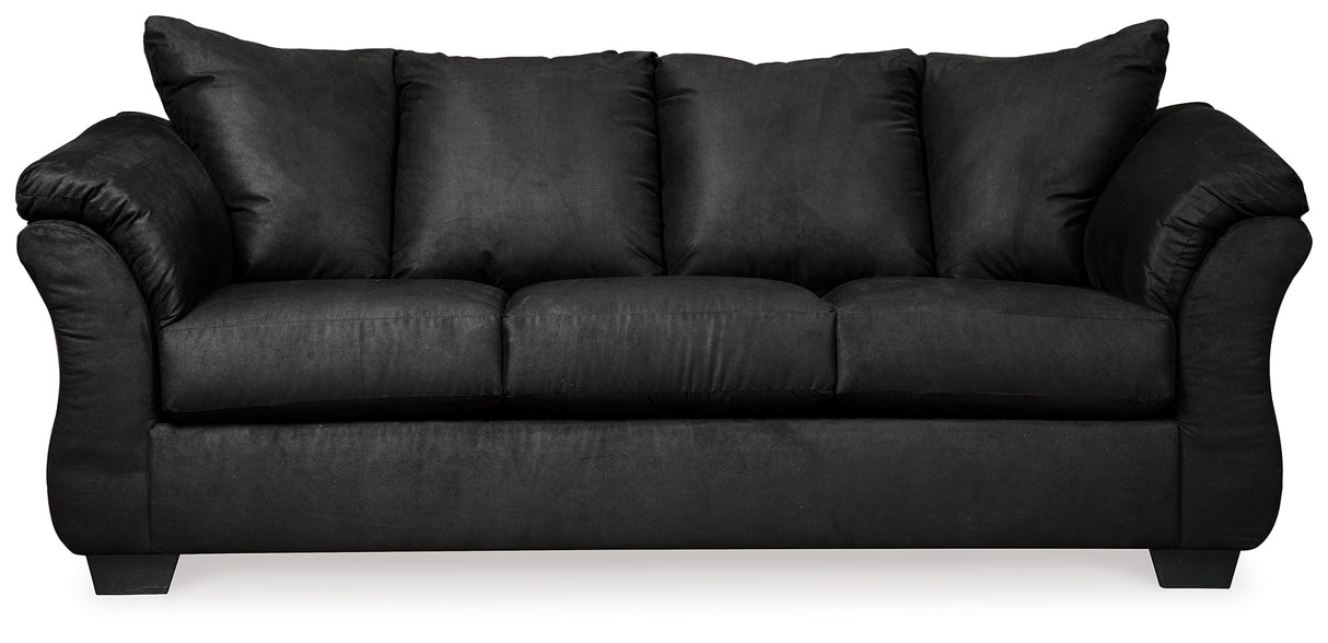 Darcy Black Sofa and Loveseat from Ashley Furniture - Luna Furniture