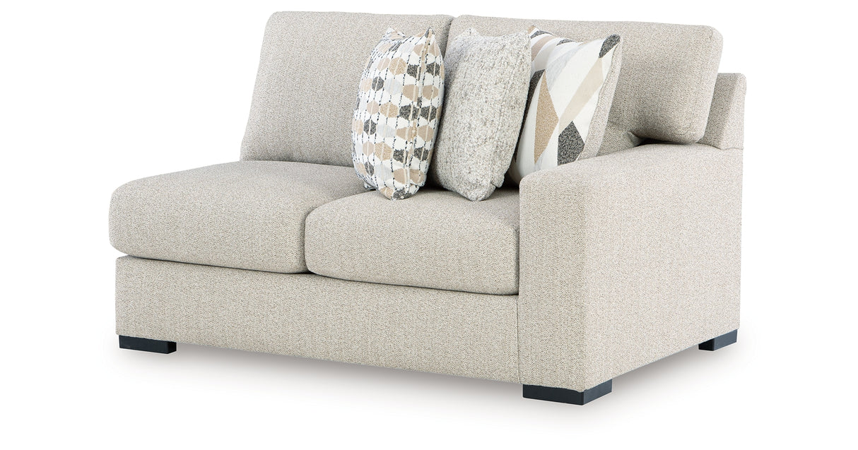 Laurelgrove Pebble Right-Arm Facing Loveseat from Ashley Furniture - Luna Furniture