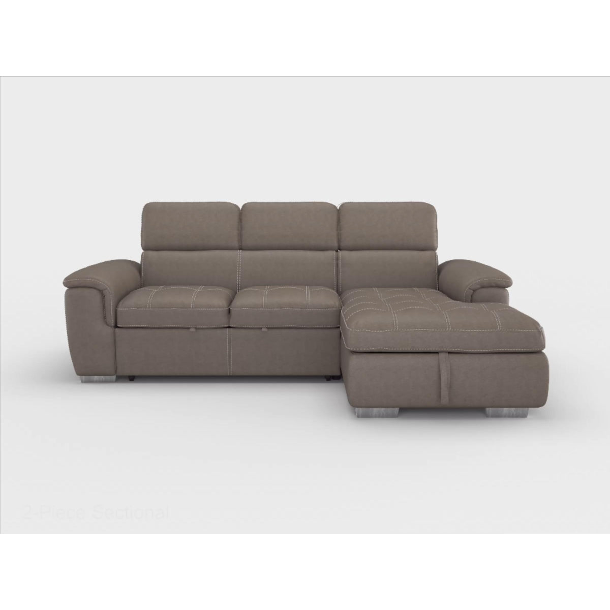 Ferriday Blue Storage Sleeper Sectional from Homelegance - Luna Furniture