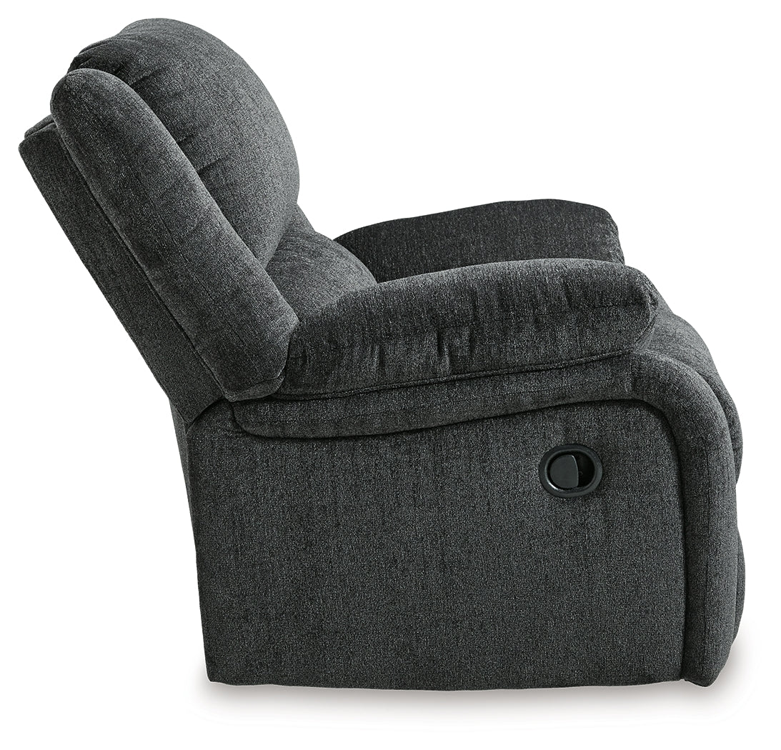 Draycoll Slate Reclining Sofa and Recliner from Ashley - Luna Furniture