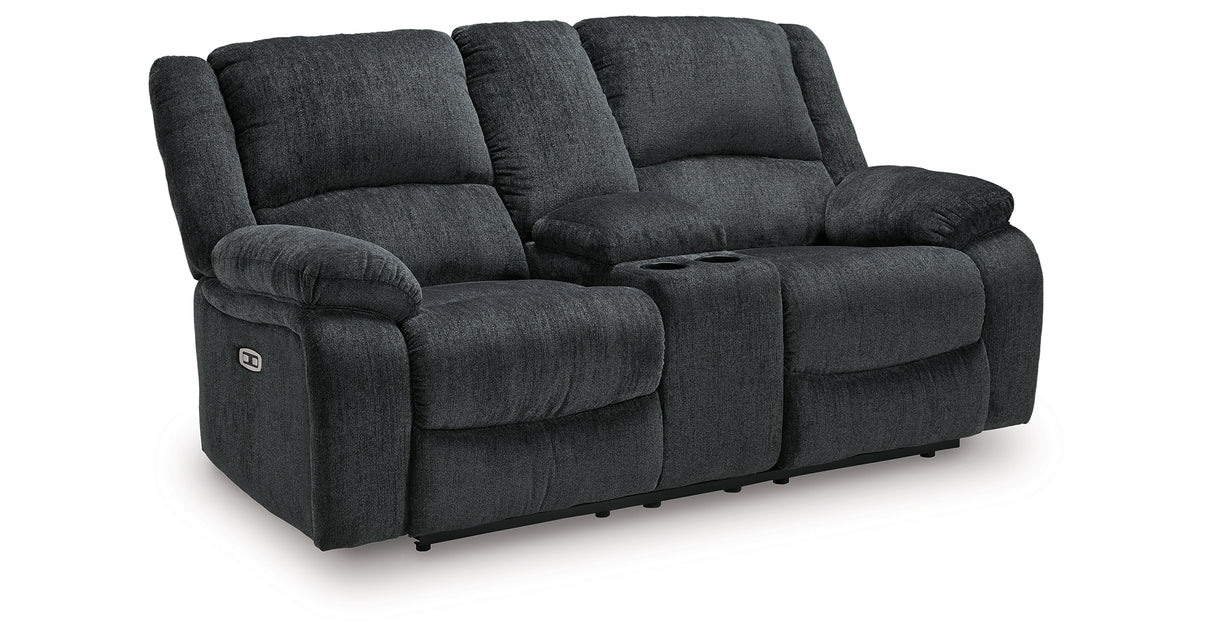 Draycoll Slate Power Reclining Loveseat and Power Recliner from Ashley - Luna Furniture