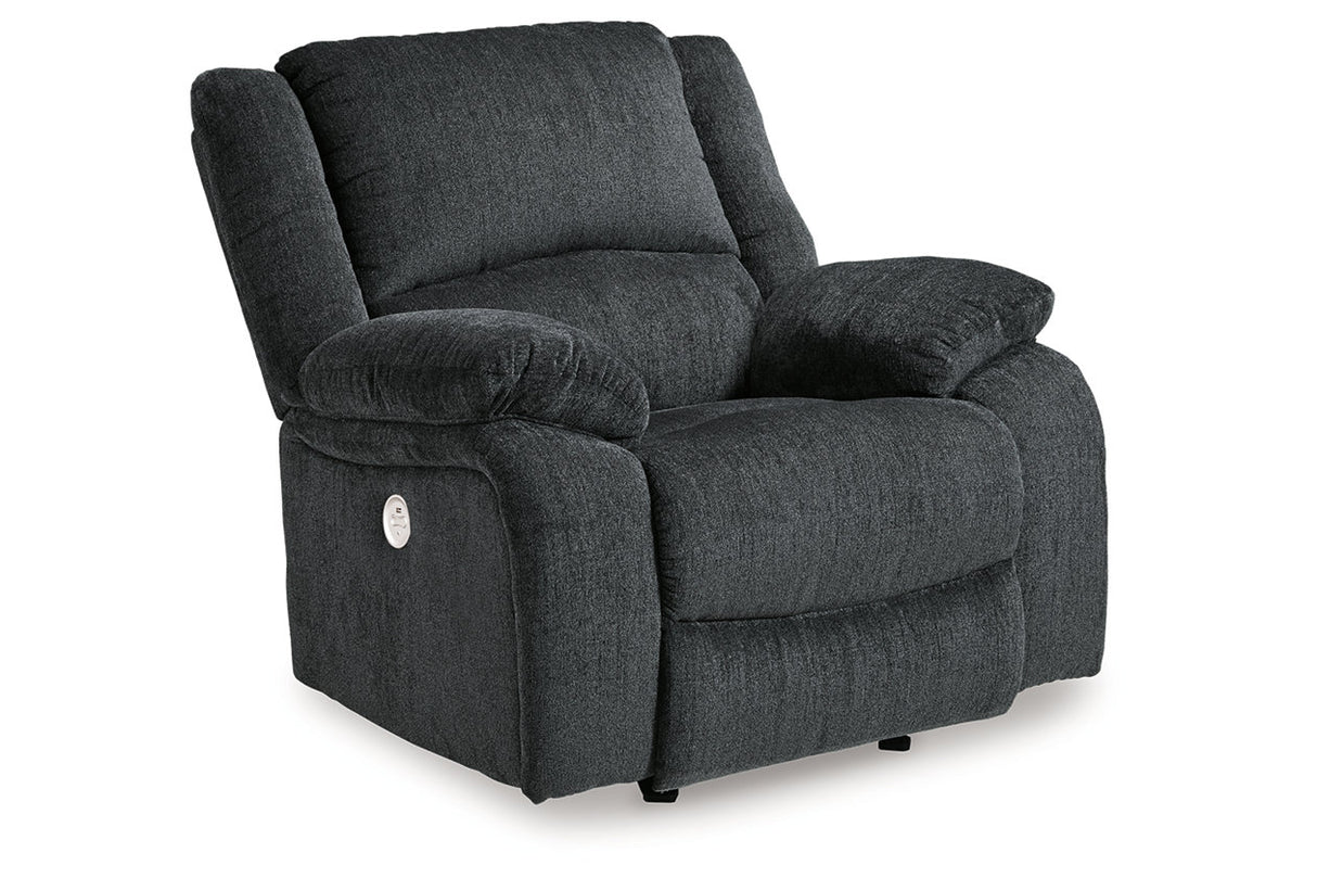 Draycoll Slate Power Reclining Sofa, Loveseat and Recliner from Ashley Furniture - Luna Furniture
