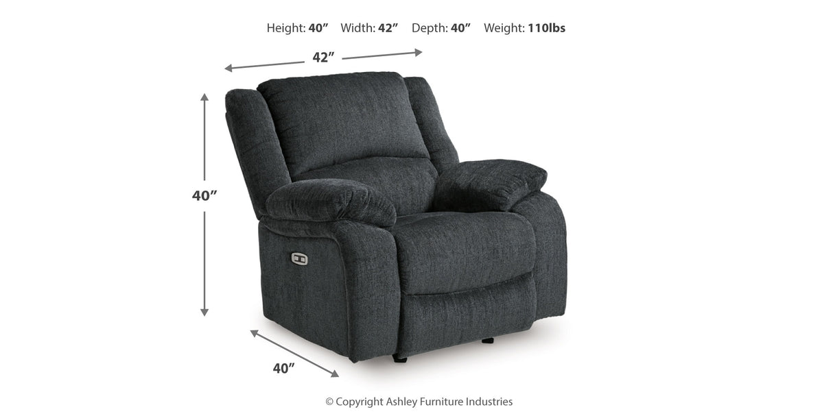 Draycoll 2 Power Reclining Loveseats and Recliner from Ashley Furniture - Luna Furniture