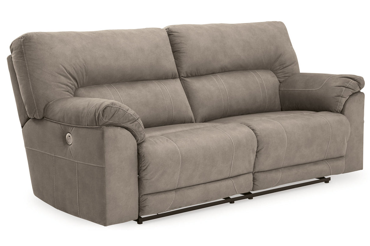 Cavalcade Slate Power Reclining Sofa and Loveseat from Ashley - Luna Furniture