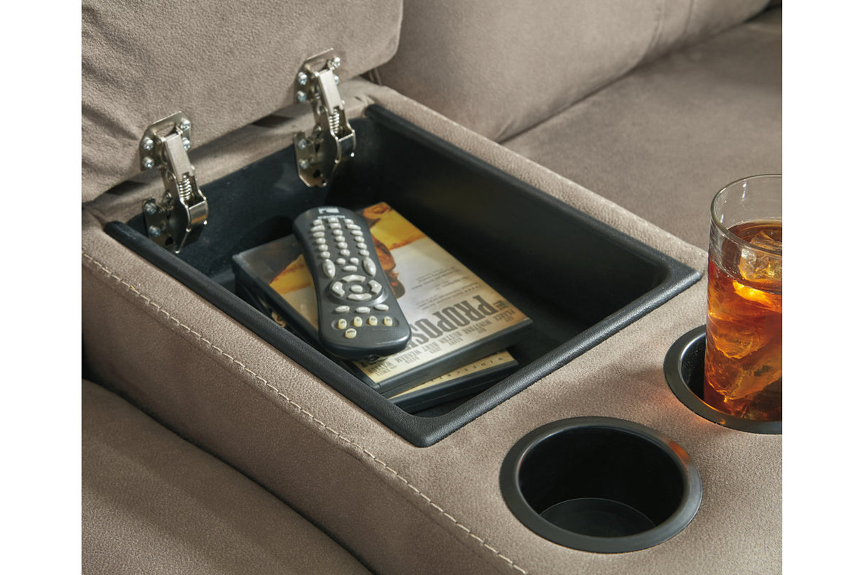 Cavalcade Slate Power Reclining Sofa and Loveseat from Ashley - Luna Furniture