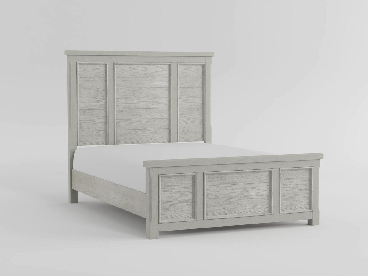 Providence Light Gray King Panel Bed from Homelegance - Luna Furniture