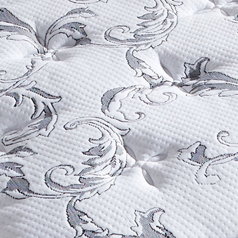 8 Inch Chime Innerspring Mattress with Adjustable Base in White from Ashley - Luna Furniture