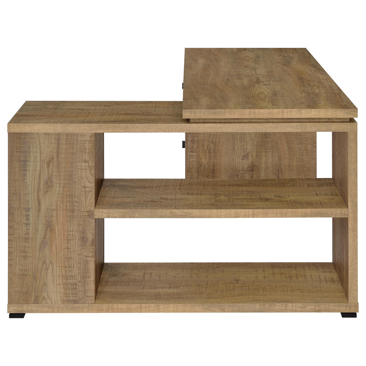 Yvette Mango 60-inch 3-drawer L-Shape Computer Desk from Coaster - Luna Furniture
