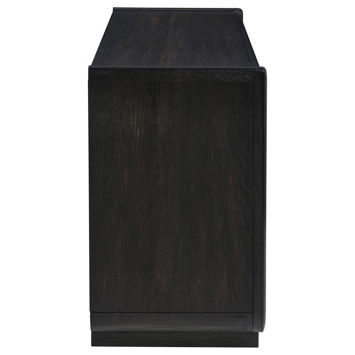 Leandro Burnished Black 2-drawer Home Office Writing Desk from Coaster - Luna Furniture