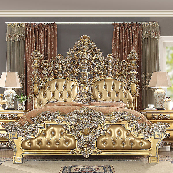 HD-8016 Metallic Bright Gold Bed