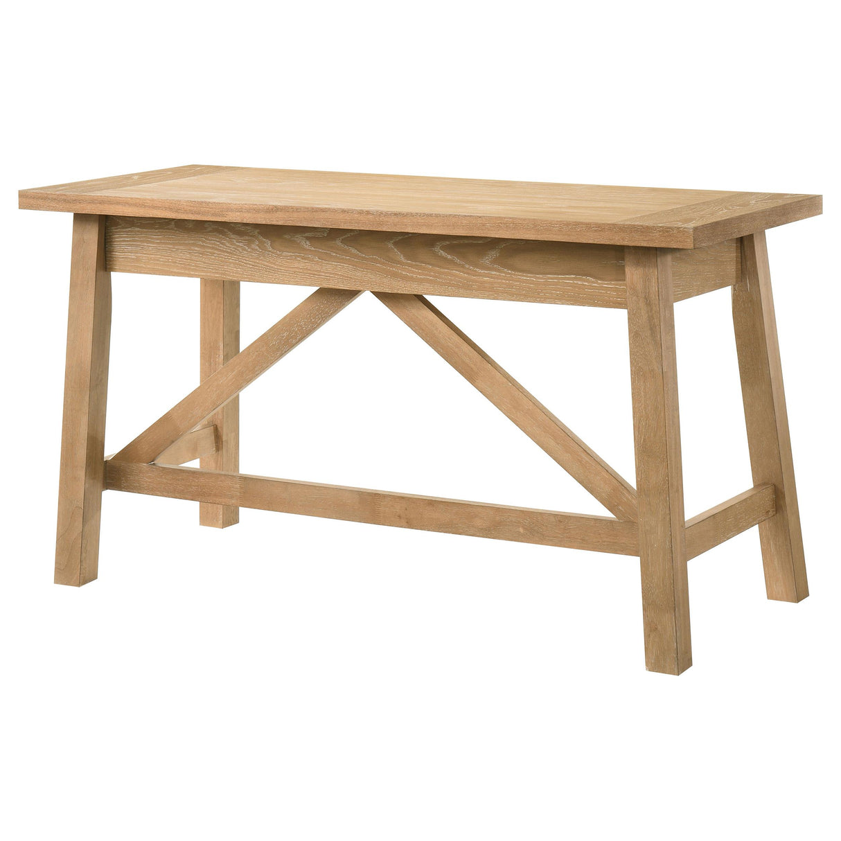 Fabian Distressed Light Brown 54-inch 2-drawer Computer Writing Desk from Coaster - Luna Furniture