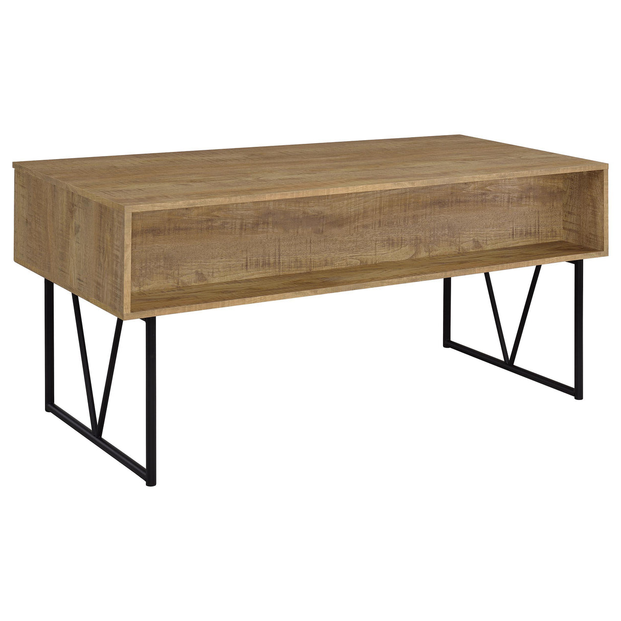 Analiese Mango 63-inch 4-drawer Writing Desk from Coaster - Luna Furniture