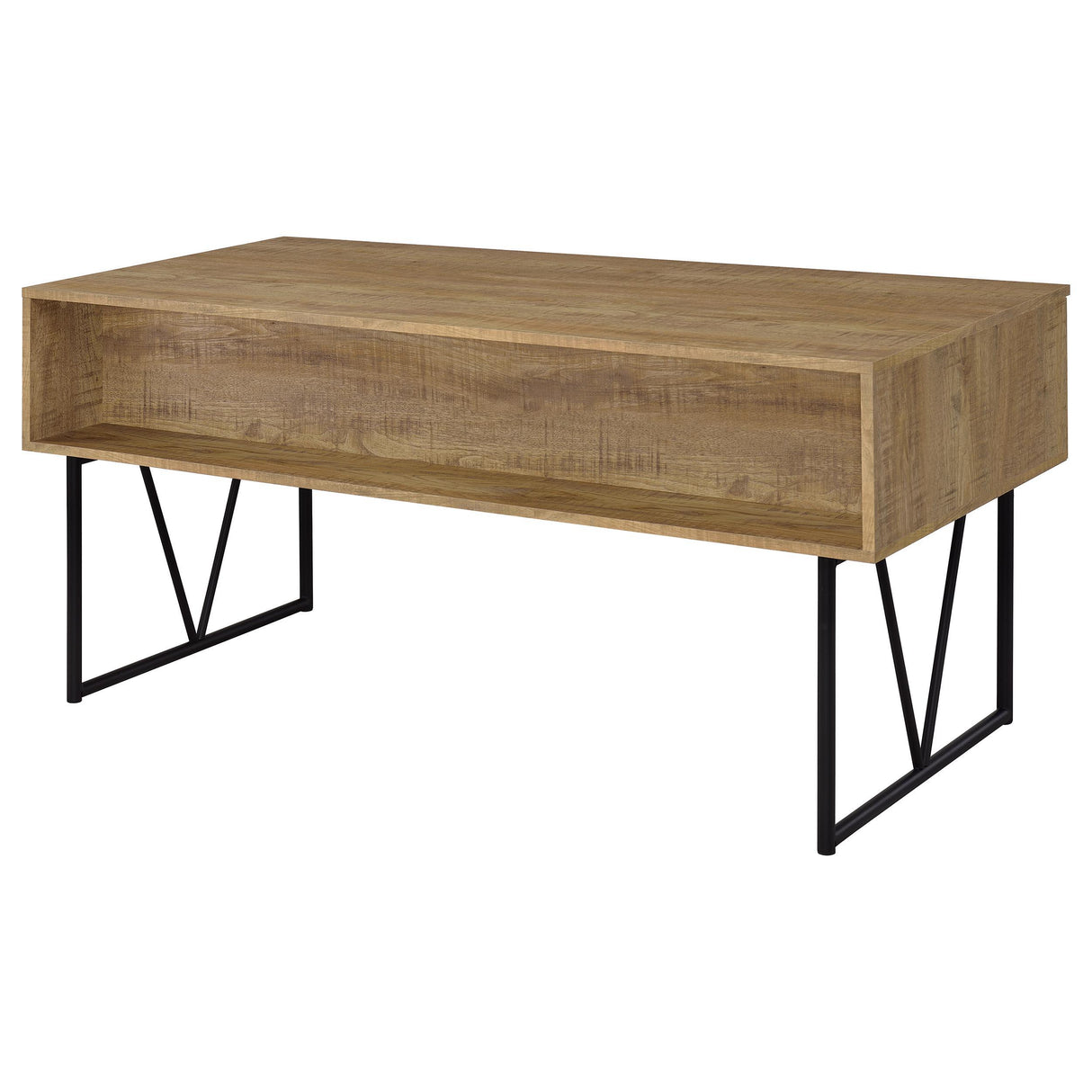 Analiese Mango 63-inch 4-drawer Writing Desk from Coaster - Luna Furniture