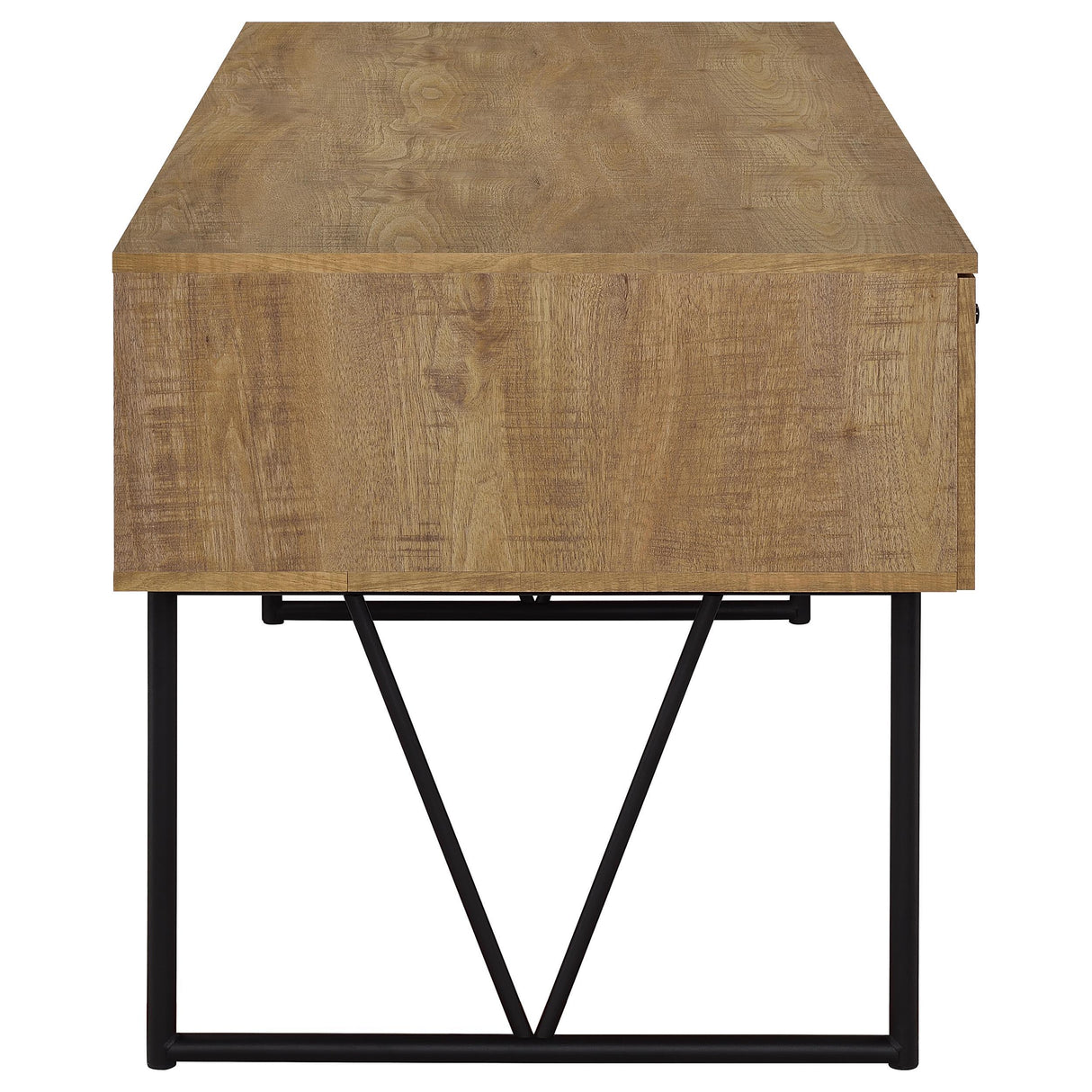 Analiese Mango 63-inch 4-drawer Writing Desk from Coaster - Luna Furniture