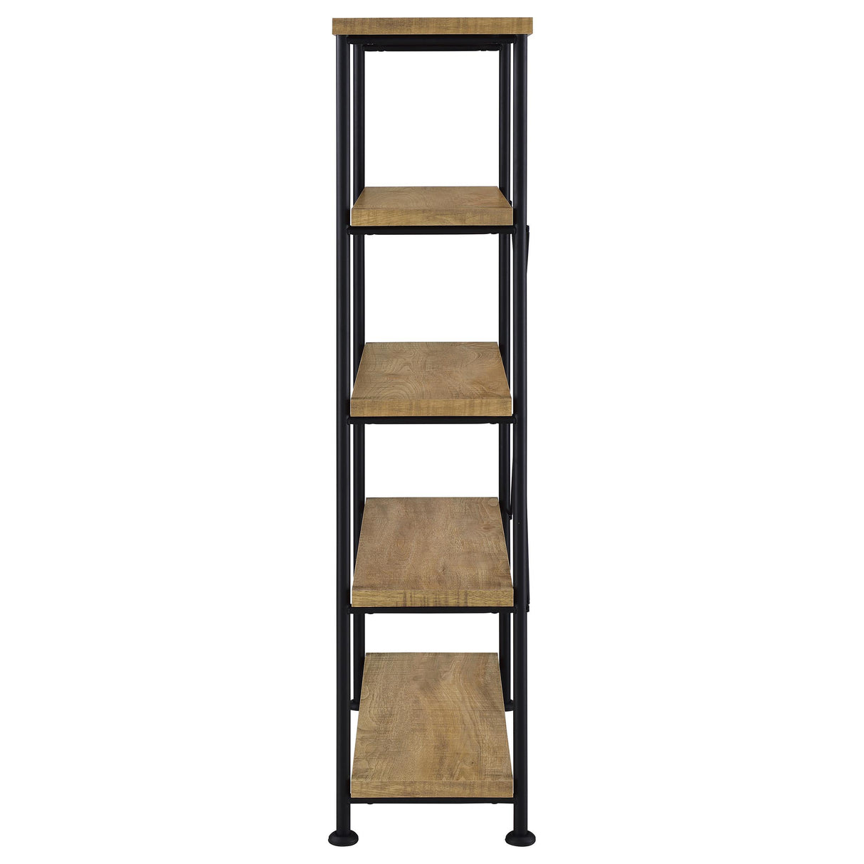 Analiese Mango 63-inch 4-shelf Bookshelf from Coaster - Luna Furniture