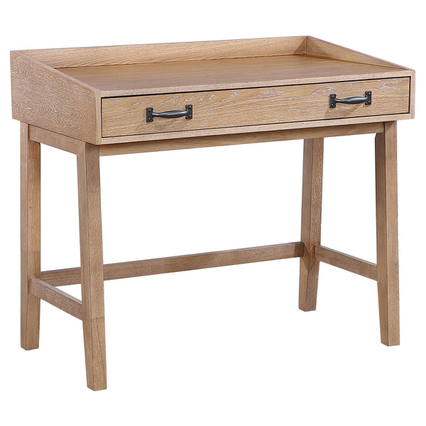 Fabian Distressed Light Brown 38-inch Computer Desk with Keyboard Drawer
