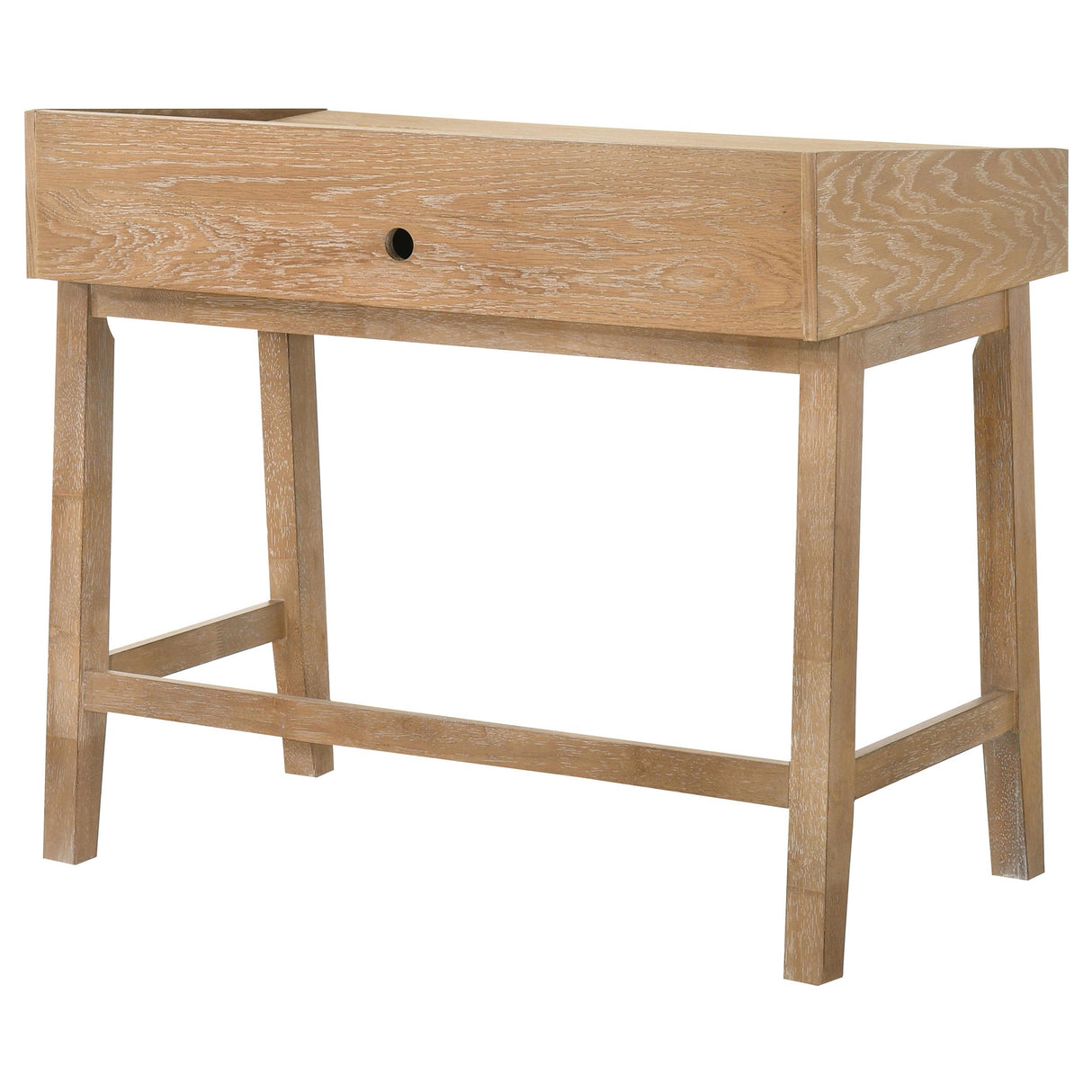 Fabian Distressed Light Brown 38-inch Computer Desk with Keyboard Drawer from Coaster - Luna Furniture