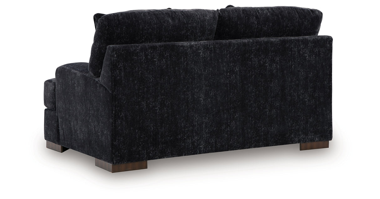 Whitmore Black Pearl Manor Sofa and Loveseat from Ashley Furniture - Luna Furniture