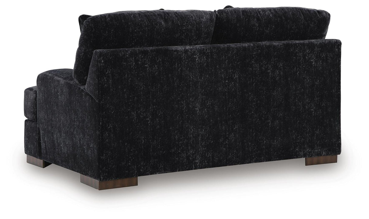 Whitmore Black Pearl Manor Sofa and Loveseat from Ashley Furniture - Luna Furniture