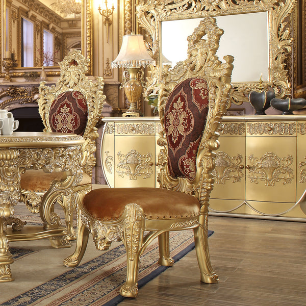 HD-8086 Metallic Gold Side Chair