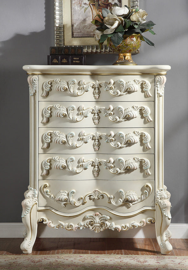 HD-8089 White Gloss Chest
