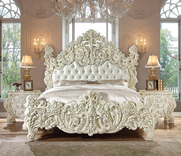 HD-8089 White Gloss/Pastel Highlights Bed