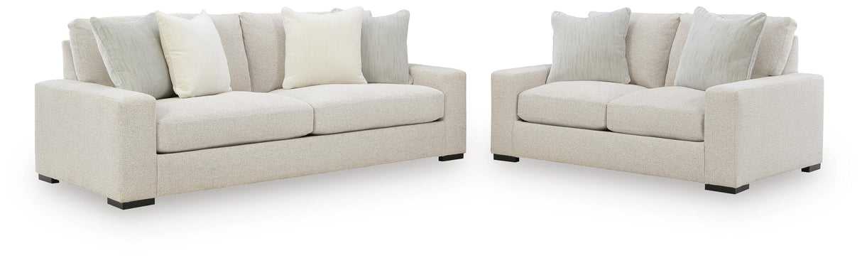 Conlee-Pike Linen Sofa and Loveseat from Ashley - Luna Furniture