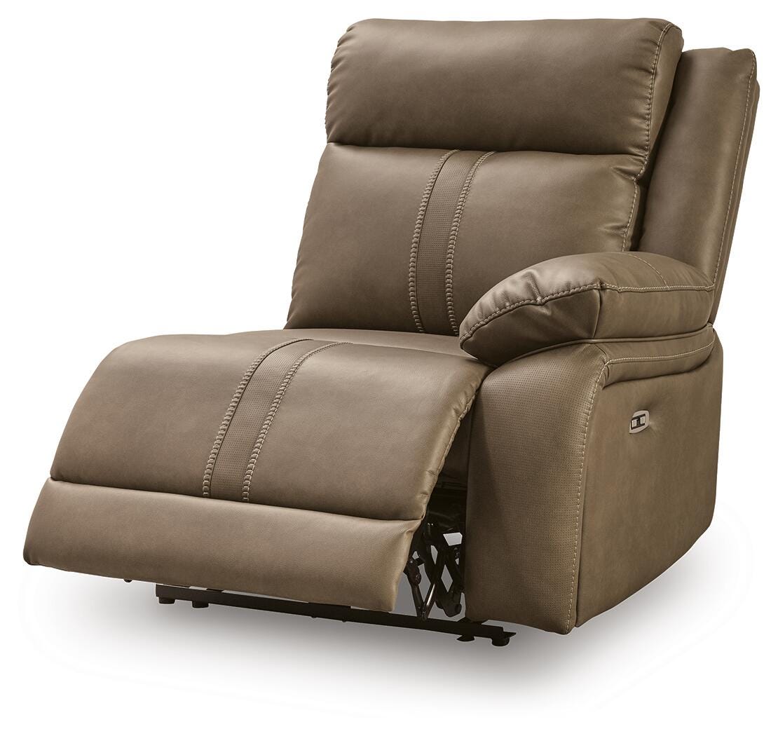 Max-Momentum Biscotti Right-Arm Facing Power Recliner from Ashley - Luna Furniture