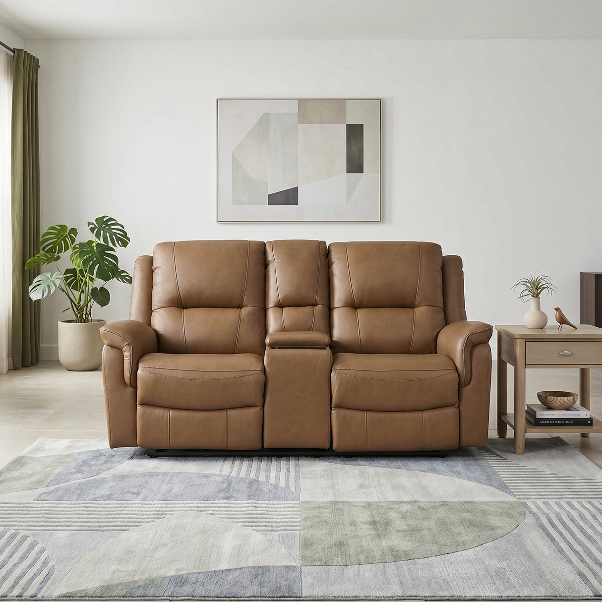 Haven Brown 3-Piece Power Reclining Set (Sofa & Loveseat & Chair) from Homelegance - Luna Furniture
