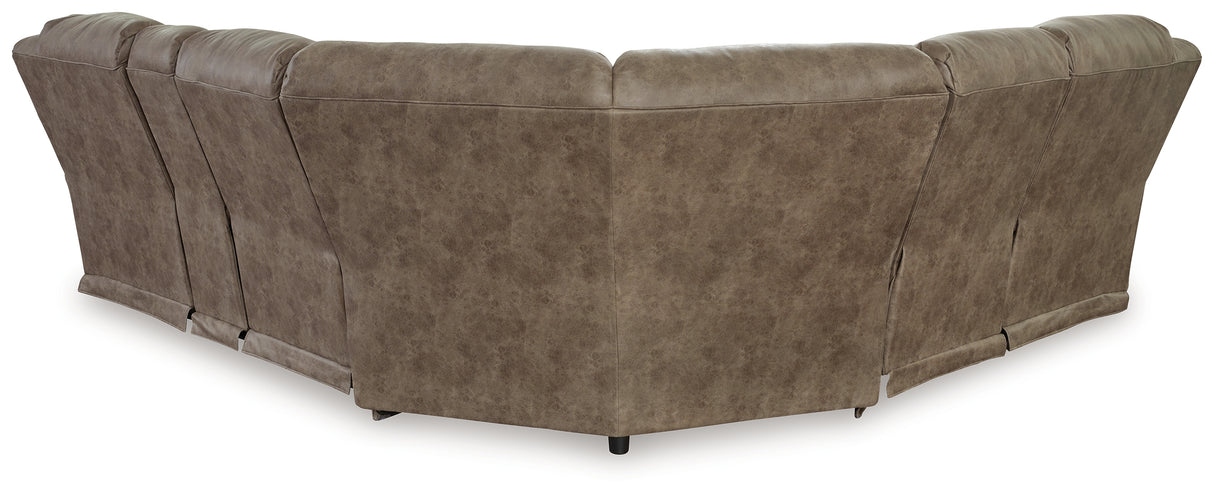 Ravenel Fossil 3-Piece Power Reclining Sectional from Ashley Furniture - Luna Furniture