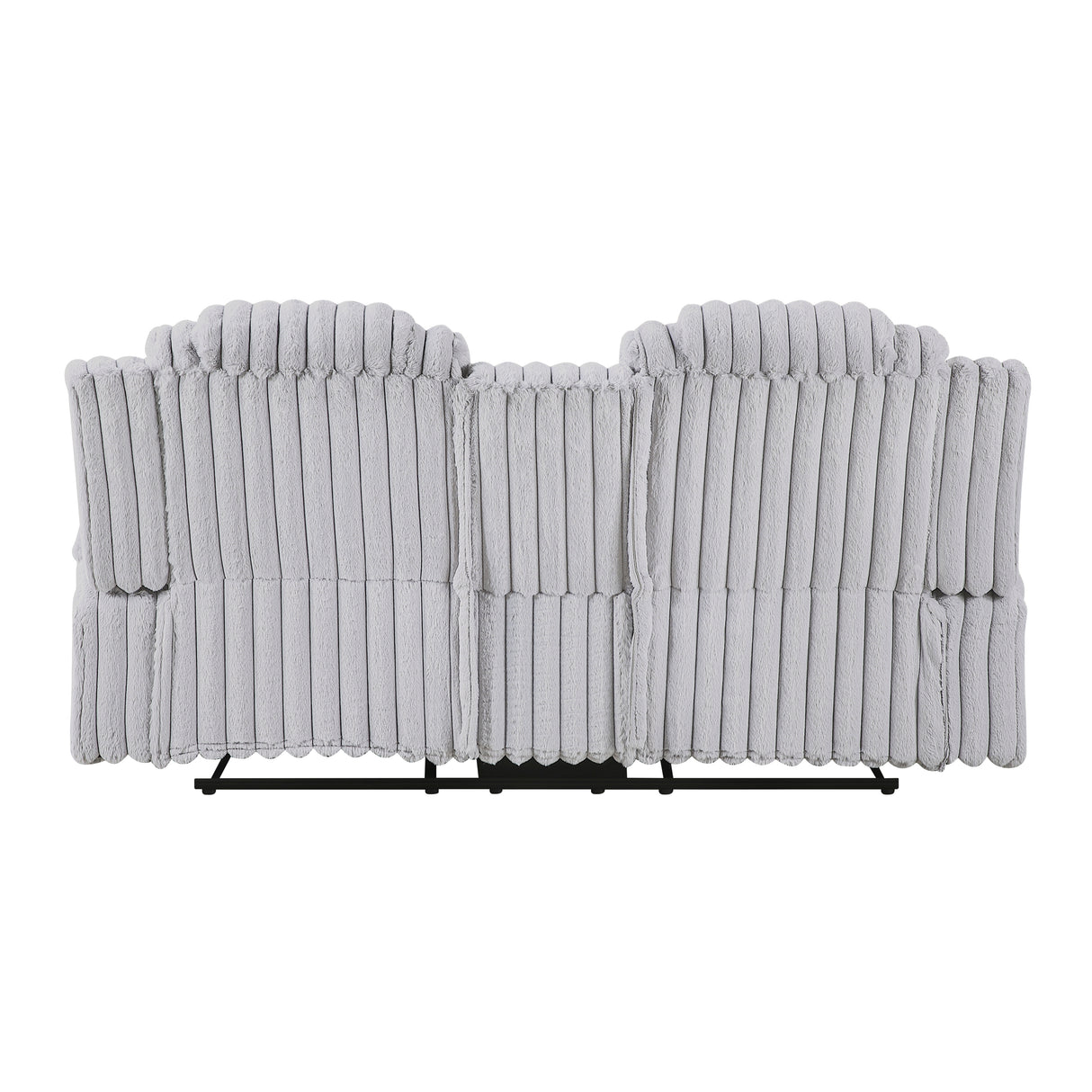 Phyllis Light Gray 3-Piece Reclining Living Room Set from Homelegance - Luna Furniture