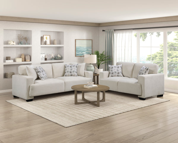 Cove Beige 2-Piece Living Room Set
