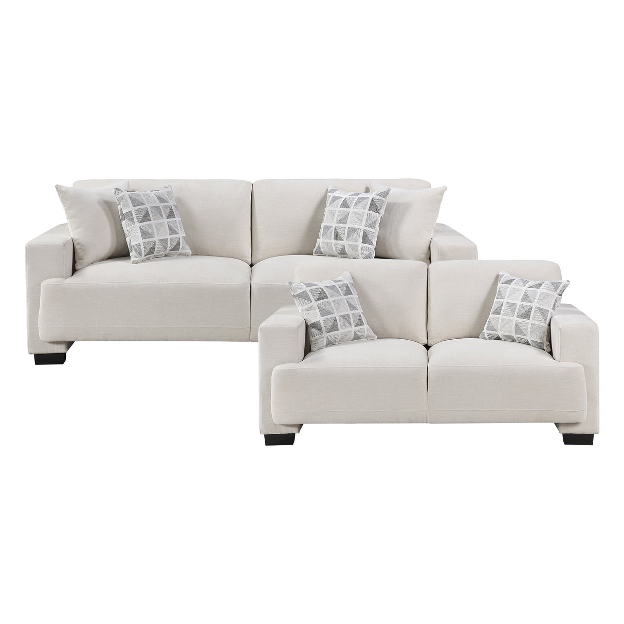 Cove Beige 2-Piece Living Room Set from Homelegance - Luna Furniture