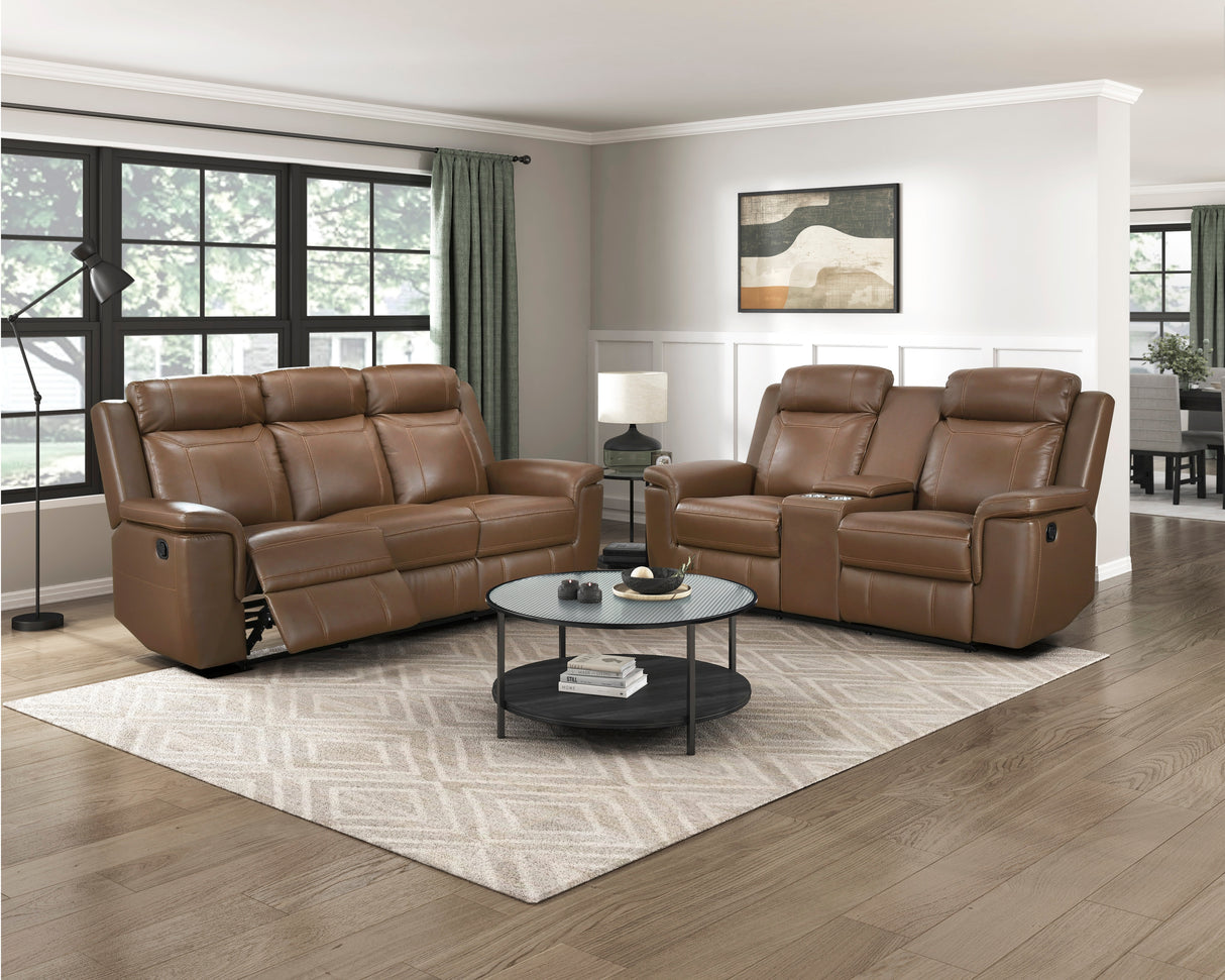 Nest Camel 2-Piece Reclining Living Room Set from Homelegance - Luna Furniture