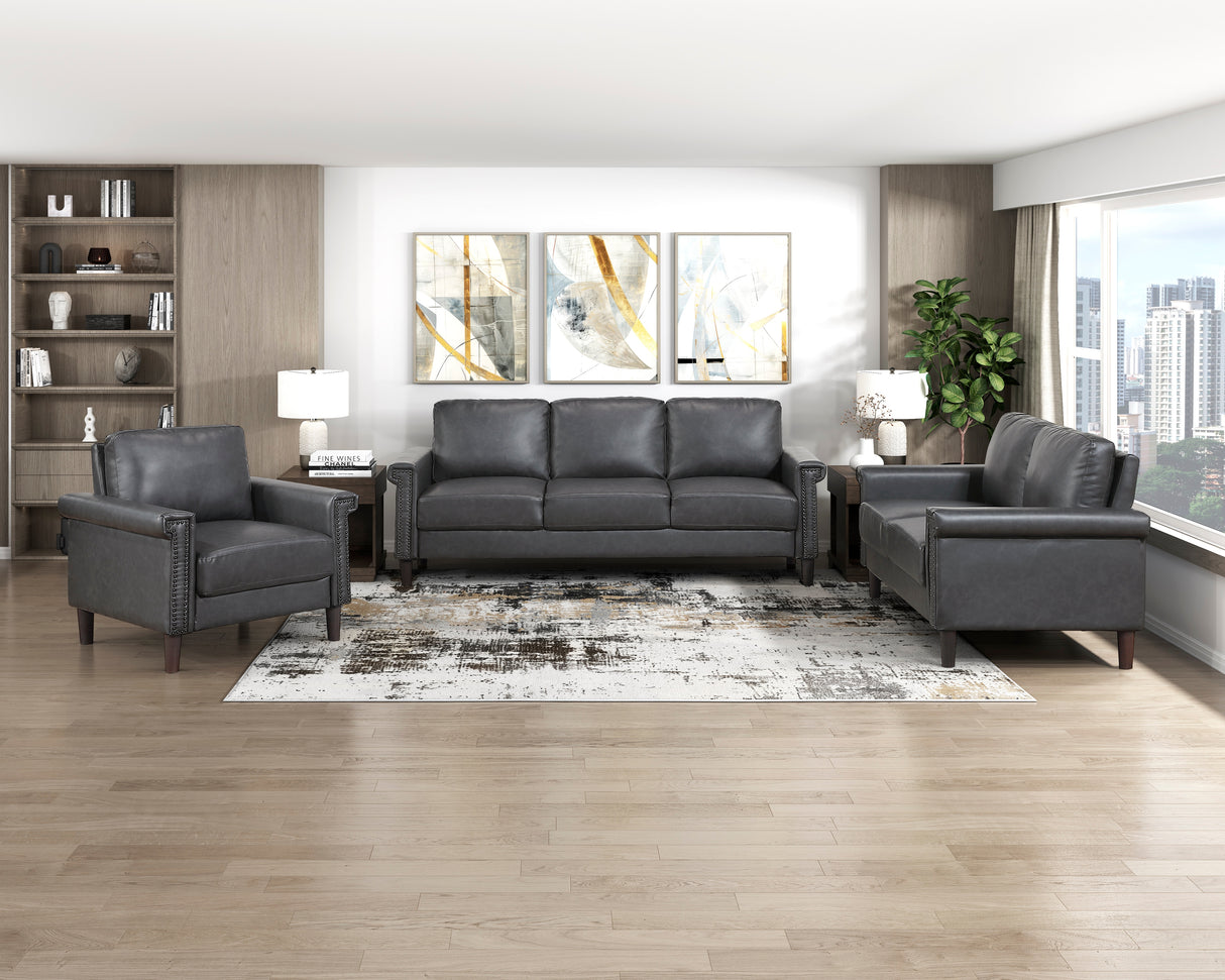 Heritage Chocolate 2-Piece Living Room Set from Homelegance - Luna Furniture