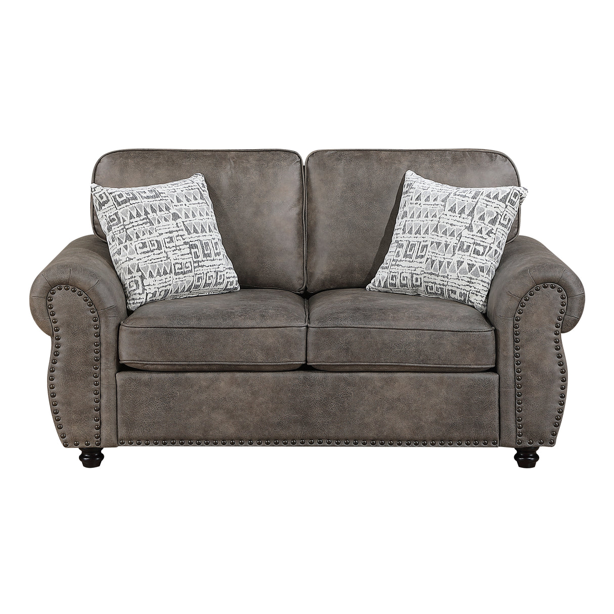 Pinnacle Pewter Living Room Set from Homelegance - Luna Furniture