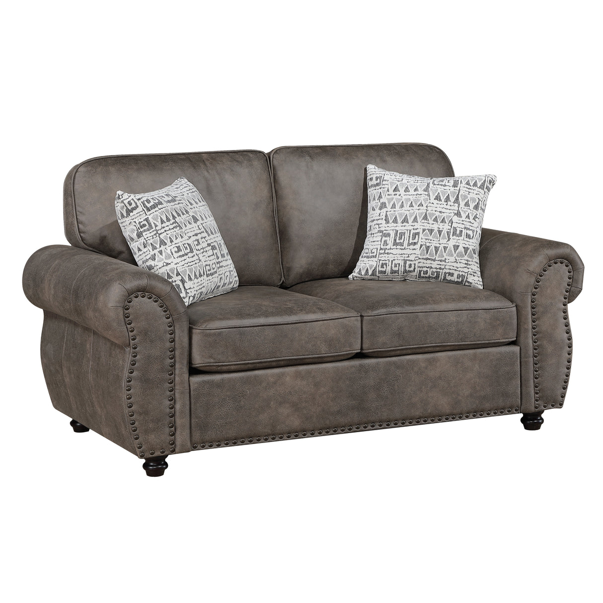 Pinnacle Pewter Living Room Set from Homelegance - Luna Furniture
