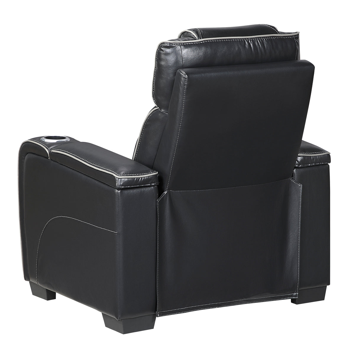 Apex Black Leather Power Reclining Living Room Set from Homelegance - Luna Furniture