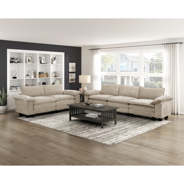 8450TPE-A 2 Arms with Adjustable Pillow Top from Homelegance - Luna Furniture