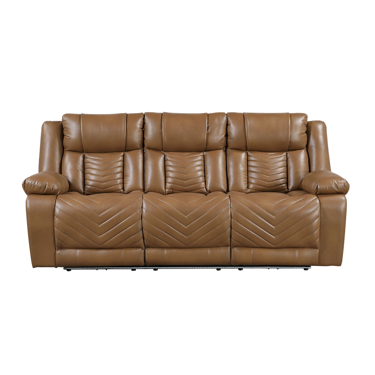 Huron Brown 2-Piece Power Reclining Living Room Set from Homelegance - Luna Furniture